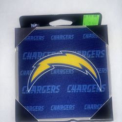 Los Angeles Chargers NFL Coasters 4-Pack Neoprene NOS