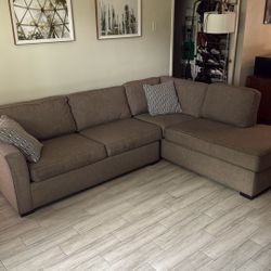 Living Spaces Sectional Couch 