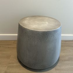 Concrete End Table