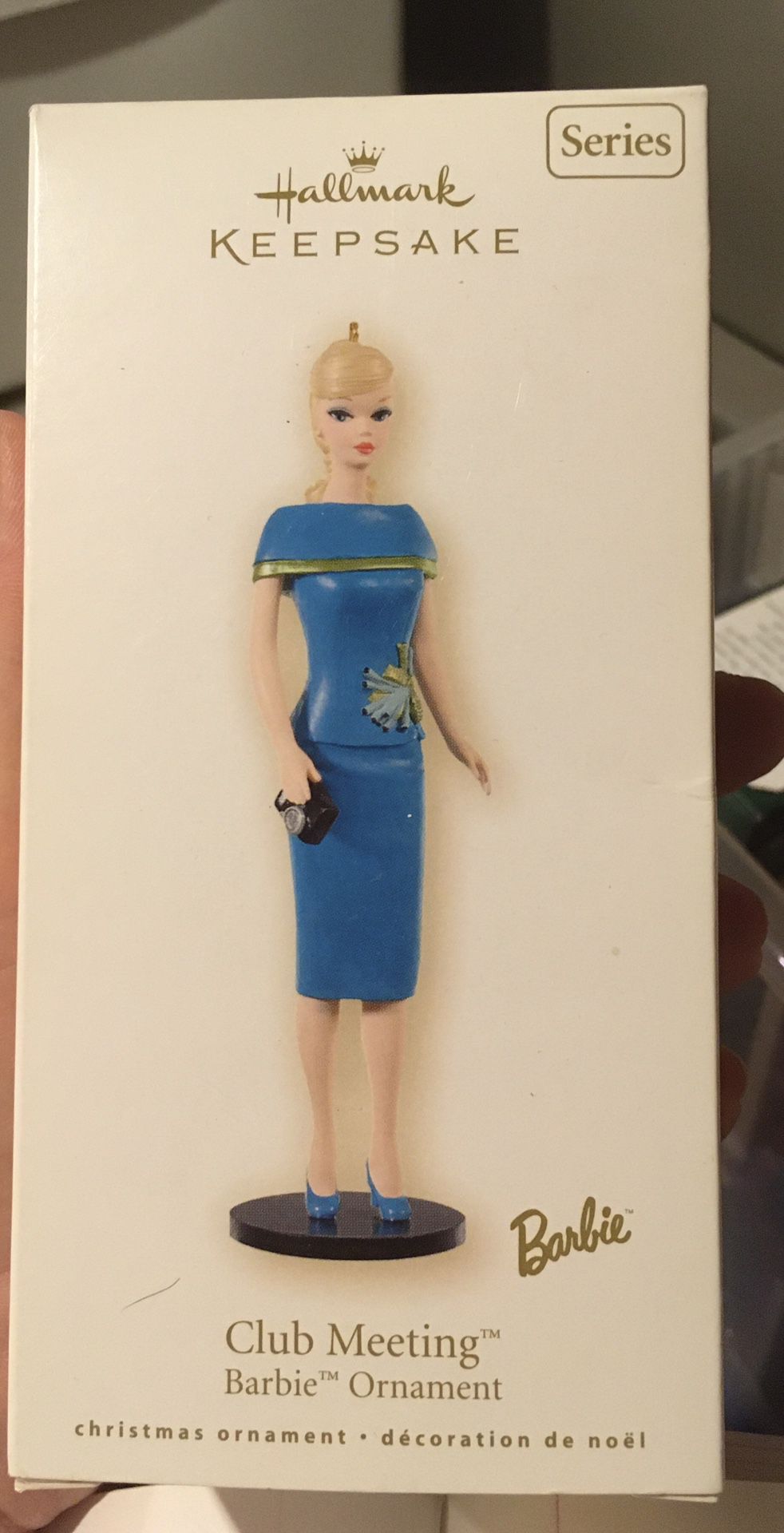 Hallmark Club Meeting Barbie Doll Ornament