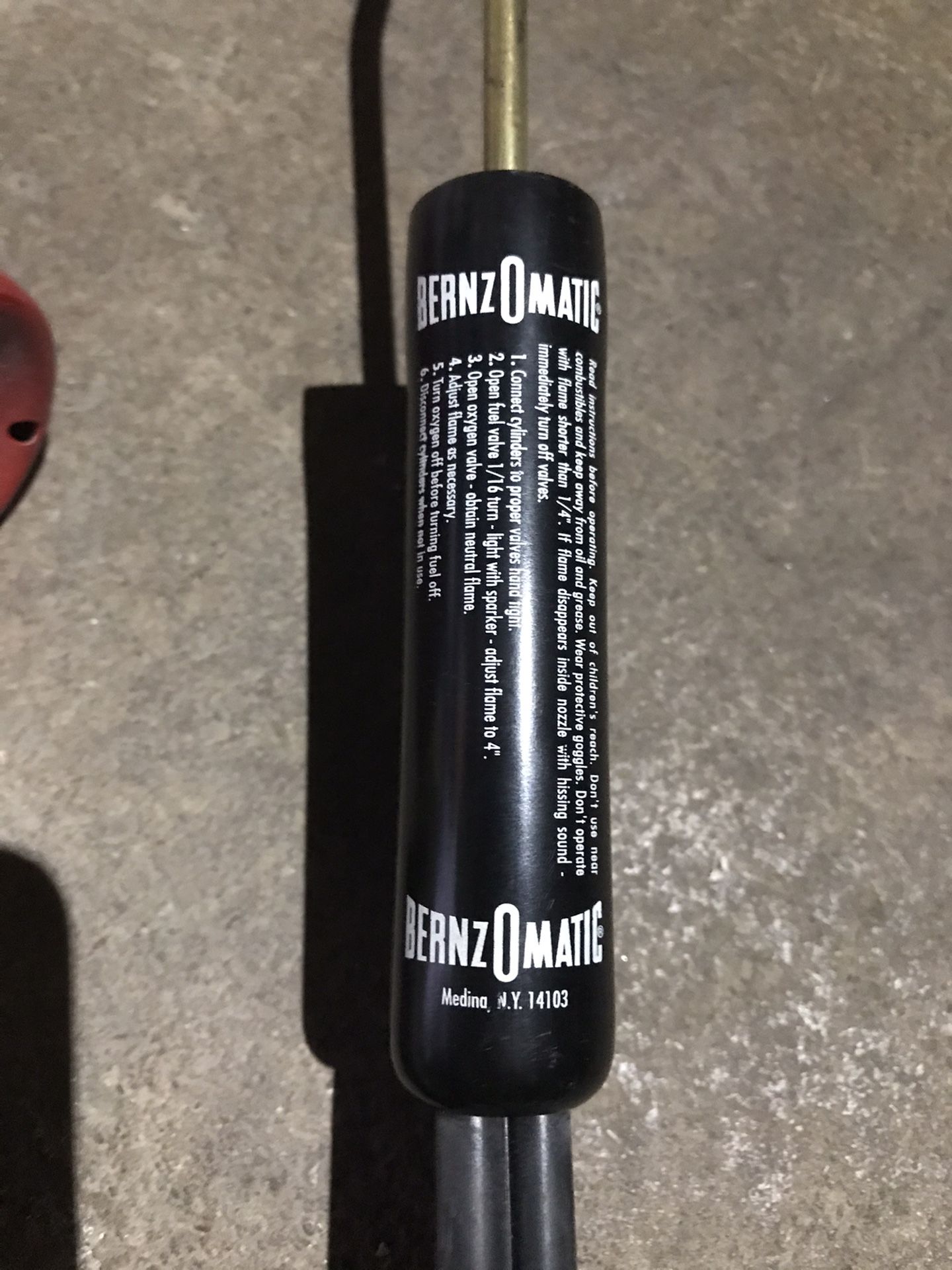 Bernzomatic WK5500OX Brazing Torch with Hose, Valves, Oxygen and Mapp