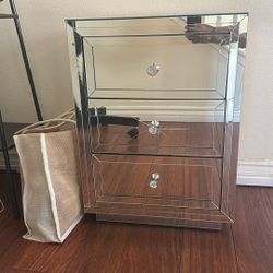Glass Night Stand