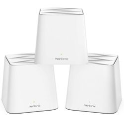 Meshforce M1 Mesh WiFi System, Whole Home WiFi Performance, WiFi Router Replacement, Max Wireless Coverage 6+ Rooms, Easy to Setup, Parental Control (