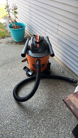RIDGID Wet/Dry Shop Vacuum with Hose and Attachments
