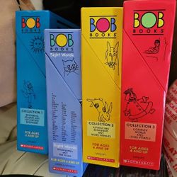 BOB Books 4 Book Collection Box Sets (Collection 1, Collection 2, Collection 3, and Sight Words)