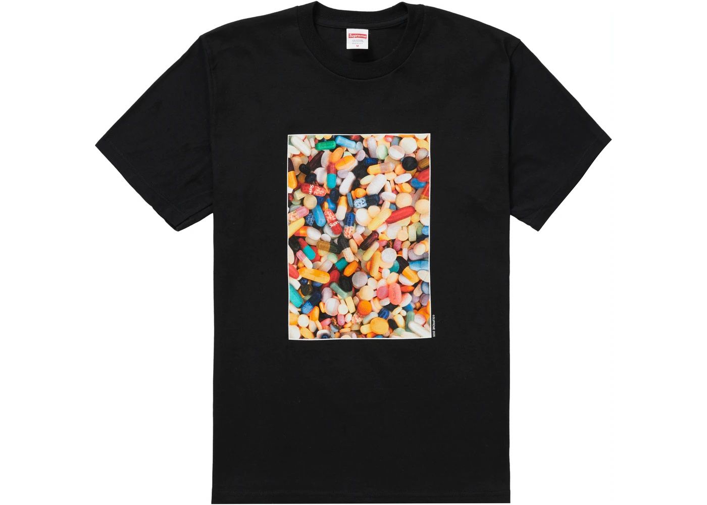 BRAND NEW SUPREME SIZE LARGE PILLS TEE SHIRT