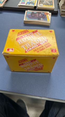 1990 NFL Score Rookie and Traded Sealed Box card set