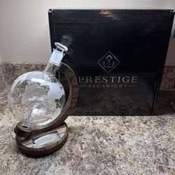 Prestige Haus Decanter Mallard Duck & 6 Piece Sagaform Rocking Tumblers