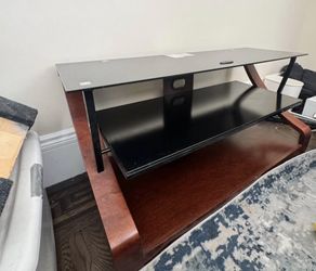 Glass & Wood Tv Stand Z-line 