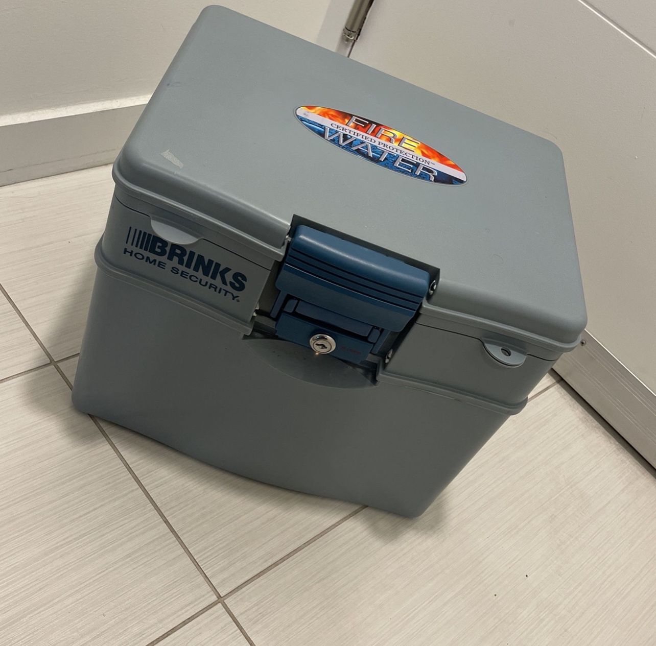 Brinks Fireproof Waterproof Safe, Lock Box Gun Safe File Safe
