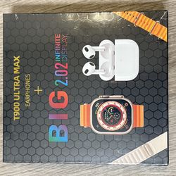 Smartwatch and earbuds bundle