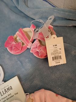 Brand New Newborn Baby Shoes-2 pairs