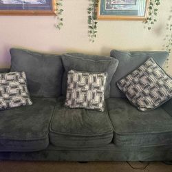 Sofa with Oversized Chair