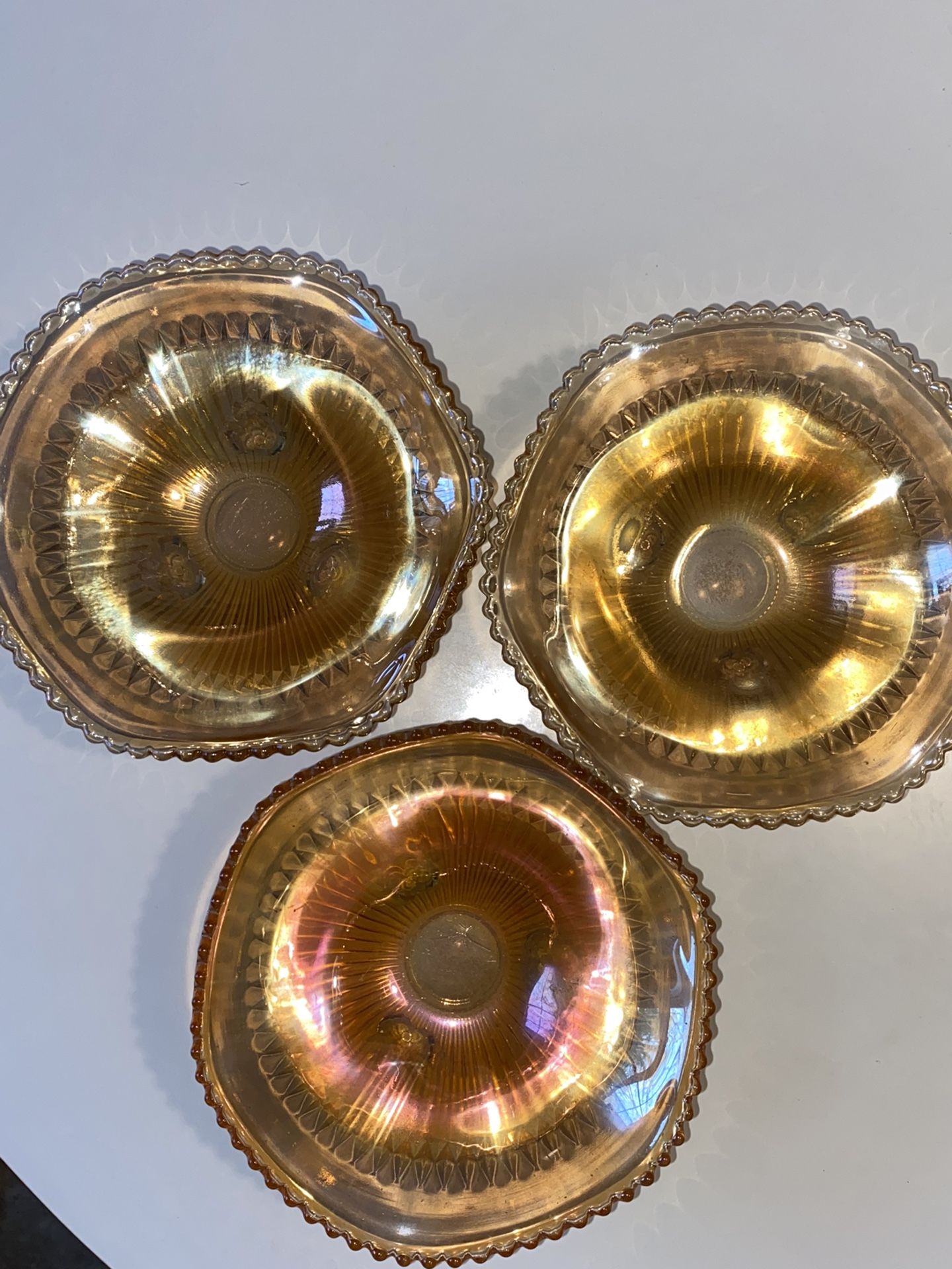 3 Marigold Bowls