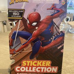 Spiderman Sticker Collection MARVEL 150+ Color Stickers (Sticker Book) 4 Sheets