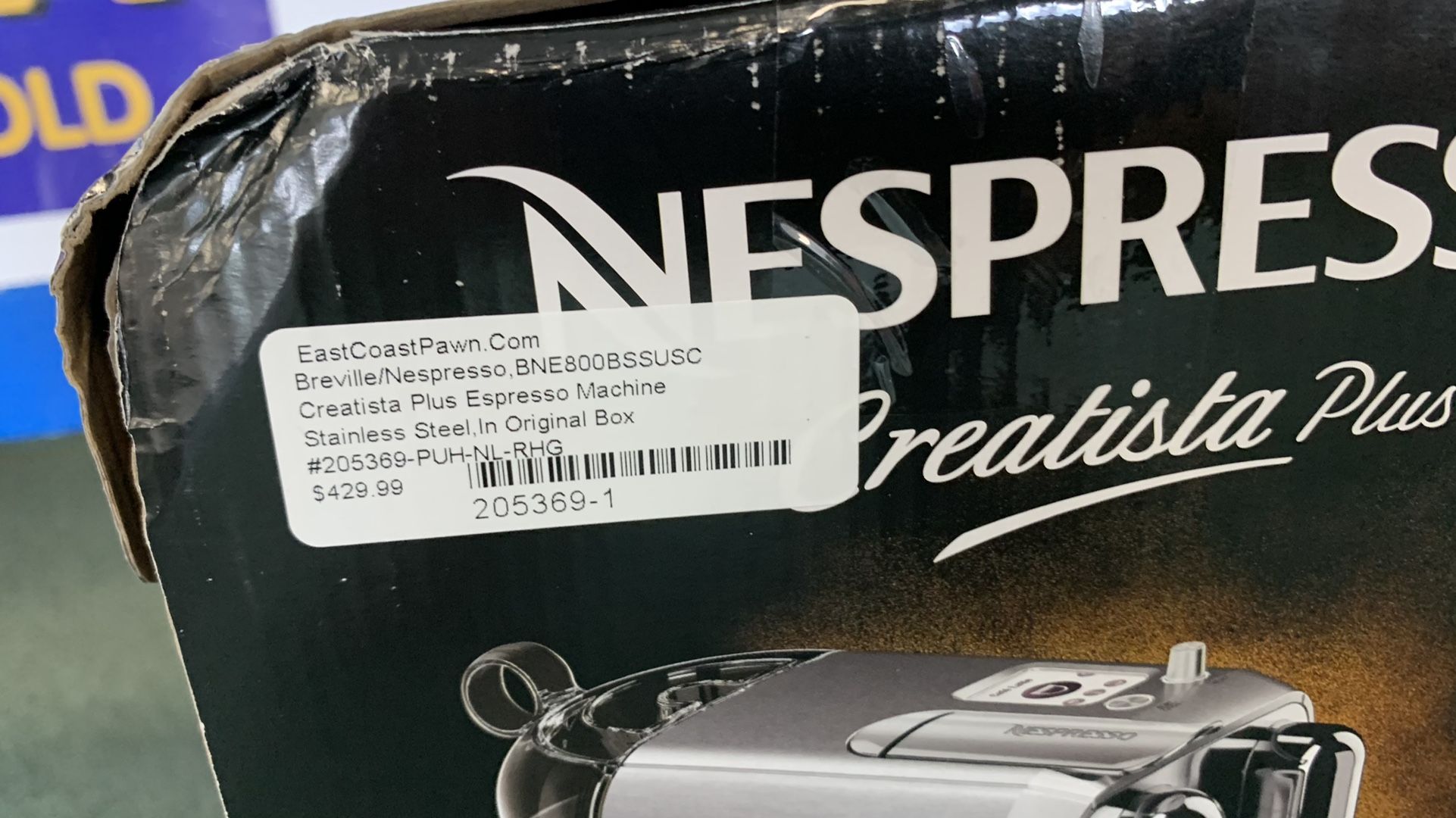 Brevile Creatista Espresso Machine