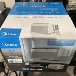 New Midea U shaped 8000 BTU Air Conditioner Window AC