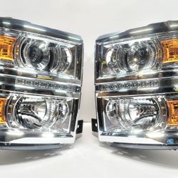 headlights for 2014-2015 silverado 1500 led stripe