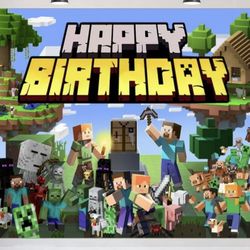 Minecraft Birthday Decorations 