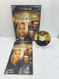 WWE: Day of Reckoning (Nintendo GameCube, 2004) Complete & Tested