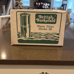 British Berkefeld Stainless Steel Water Filter – New In Box (Ceramic Filter Included)