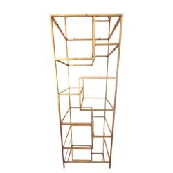 Metallic & Glass Display Shelf