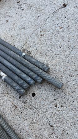 6 in Total 3/8 in. x 5ft. Threaded Rods