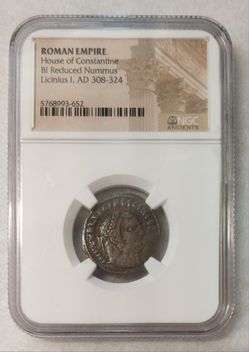 AD 308-324 Roman Empire Coin 