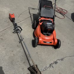 ECHO 58V Lawn Care Combo — Mower + Trimmer + Charger