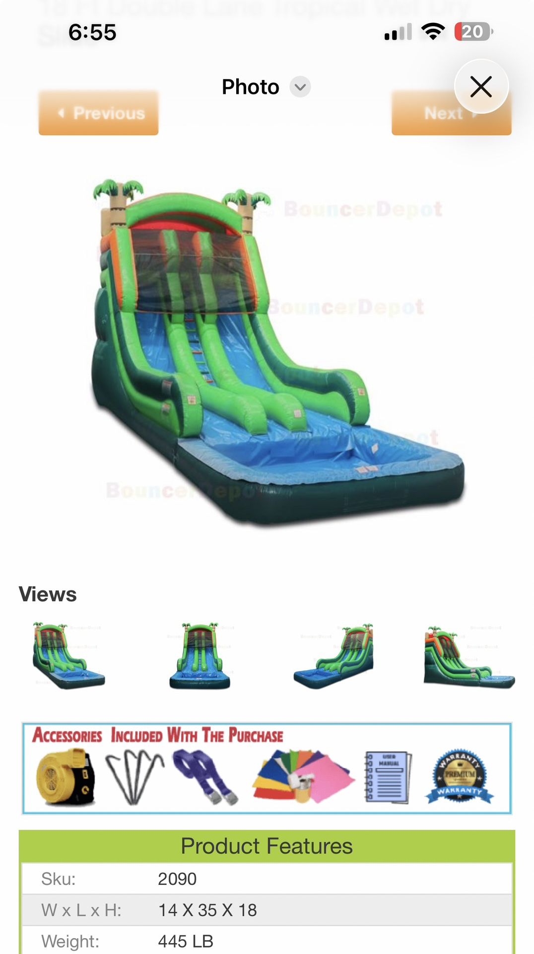 Waterslide Like New