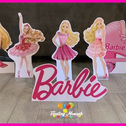 Barbie Stands, Party Signs, Cutouts, Standees, Party Decorations, Party props, Party decor