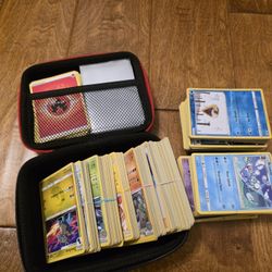 Pokémon Card + Case + Sleeve