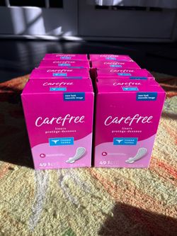 New Carefree Thong Liners 8 Boxes Of 49 Liners
