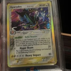 Psa 7 delta species Gyarados Pokemon trading card