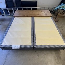 Bed frame, Box Spring And Head Board