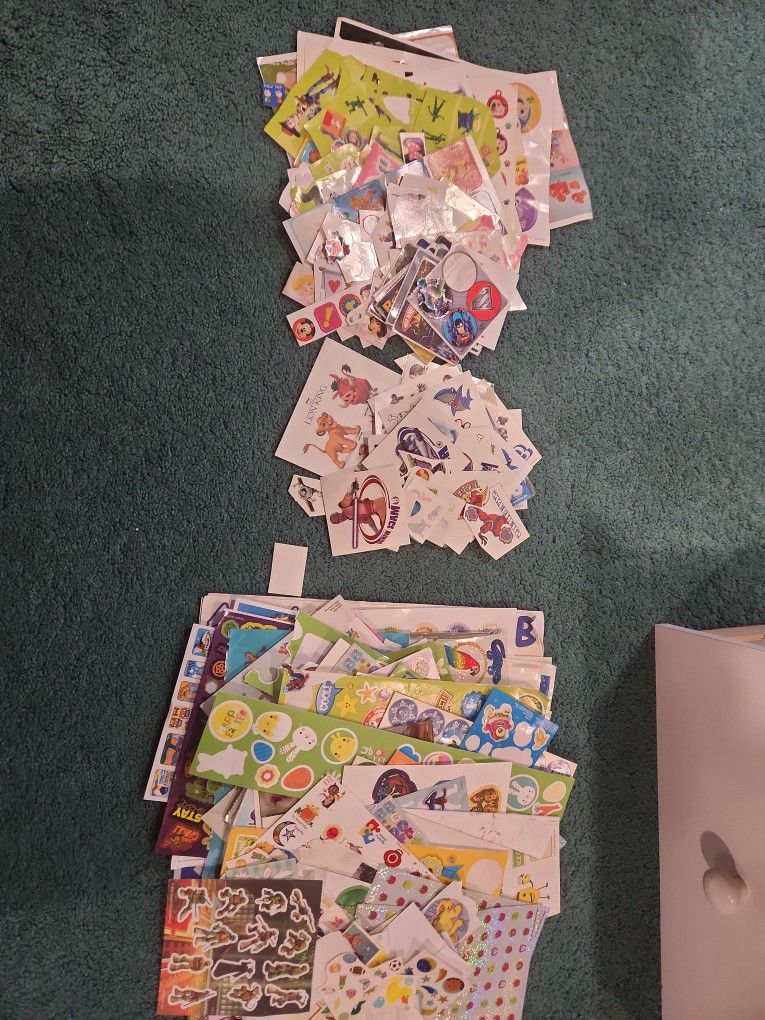 Hundreds of Stickers And Tattoos