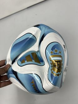 adidas FIFA World Cup 26 Trionda Argentina Soccer Ball White/Icey Blue/Light Blue/Argentina