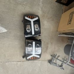 2007- 2013 Aftermarket Chevy Silverado LED Headlights 