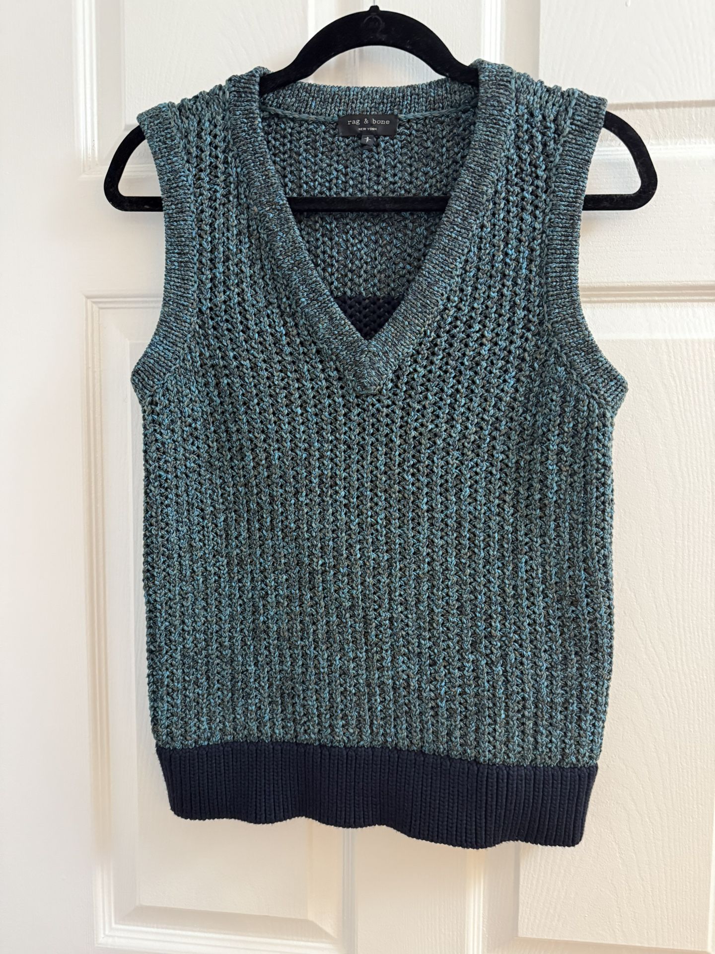 Rag & Bone Multicolor Knit Sweater Vest, Size S