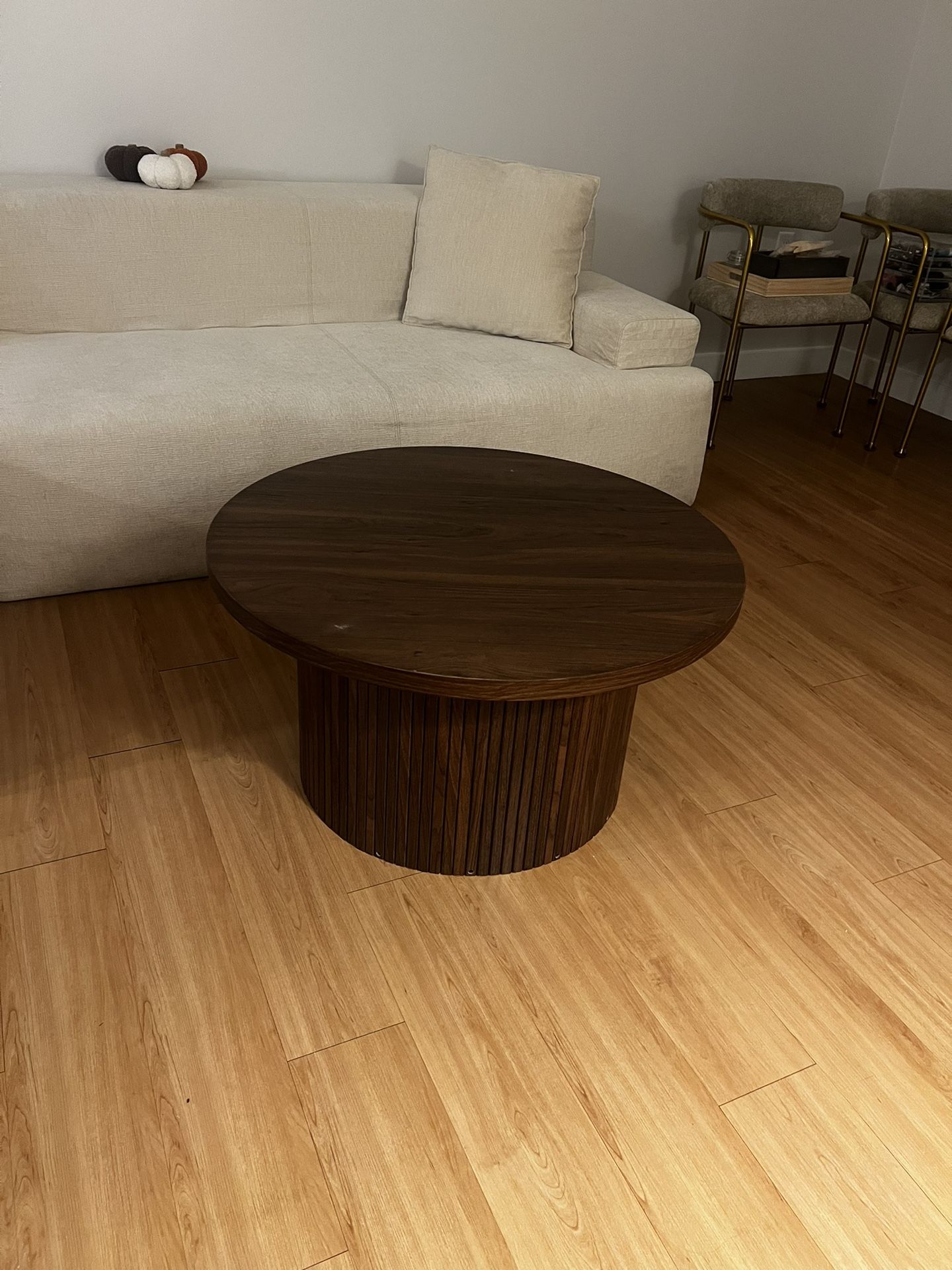 Brown Wood Coffee Table