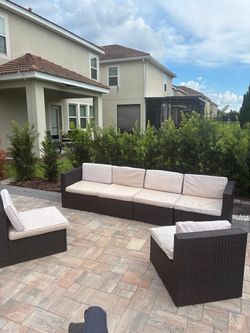 Large patio set