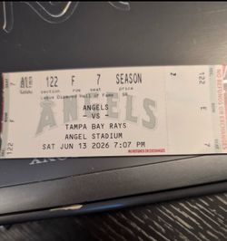 4 tickets Angels vs Tampa bay ray  6/13