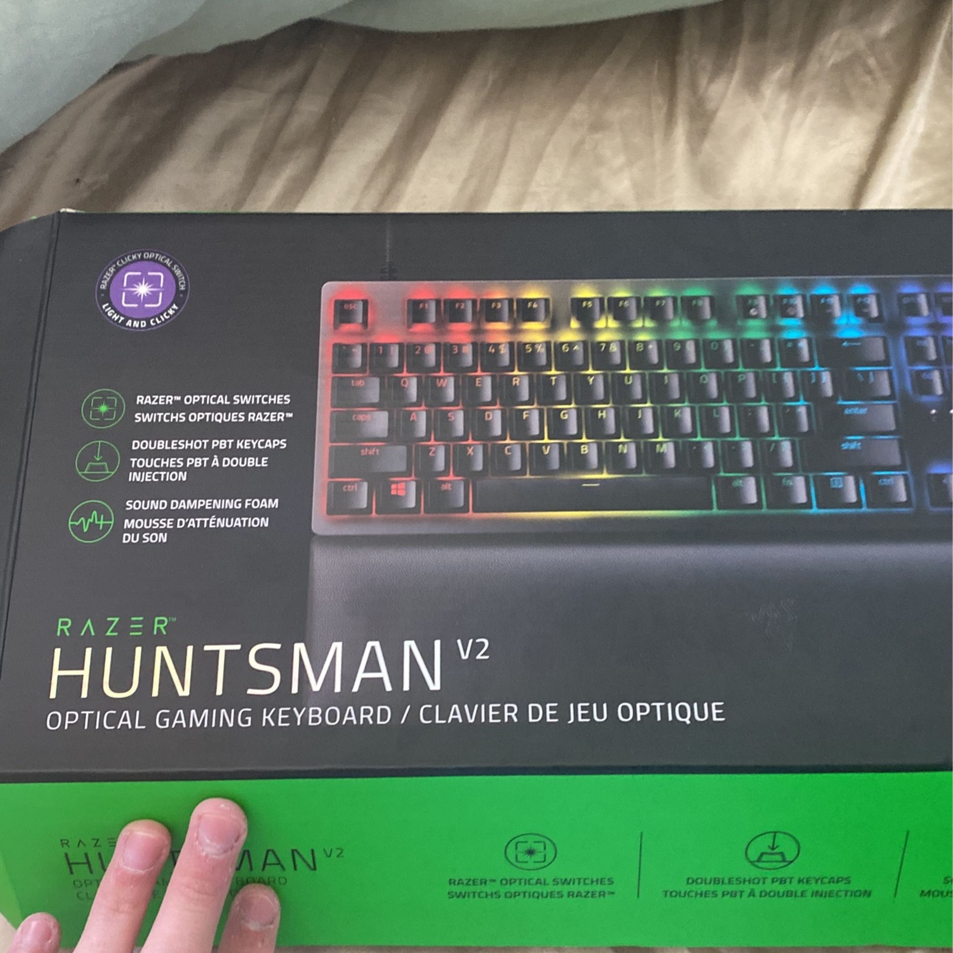 Razer Huntsman V2 Wired Optical Clicky Switch MEET UPS ONLY