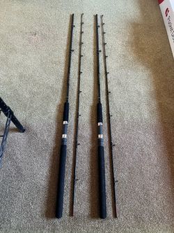 2 EA. Browning  SilaFlex 983 Model 8’3” 2 piece Downrigger Poles