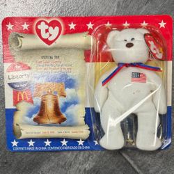Libearty  -1999 McDonalds TY Beanie Baby w/ ERRORS on tag