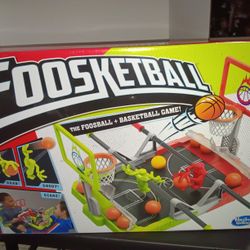 Foosketball Board Game.  New In Box. Hasbro Gaming. Foosball & Basketball Game