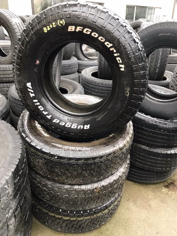 BF Goodrich Rugged Trail T/A P265/70R16 Set of Tires 16” Stock 8202