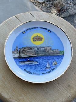 Stockholm Sweden Plate