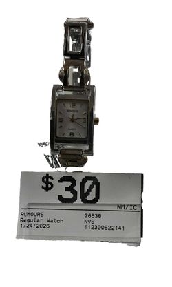 Rumours 26538 Silver Regular Watch