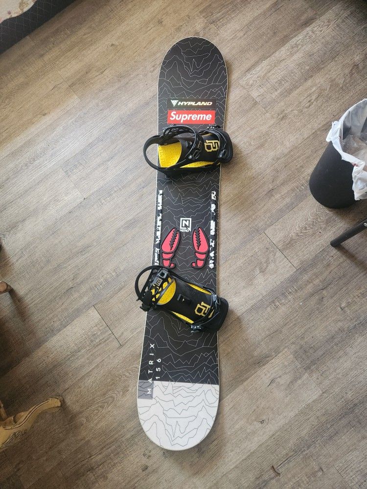 Snowboard And Bindings 